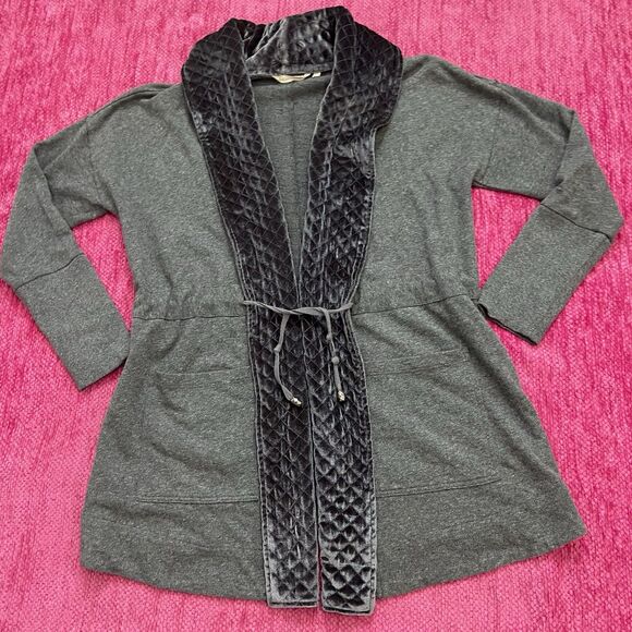 Soft Surroundings Lila Cardigan Sweater Gray Size Large - Picture 8 of 8